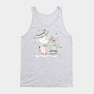 cute cacti girl Tank Top